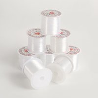 1 Piece/roll 0.2mm-0.8mm Non-Stretch Nylon String Beaded Material Elastic Cord for Jewelry Making Accessories