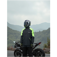 AliExpress NONE Motorcycle Raincoat Suit Men Outdoor Waterproof Rainwear Reflective Riding Raincoat Raincoat Set Specially Designed for Cycling