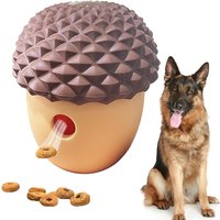 New Dog Toy Silicone Acorn Food Leakage Ball Fun Interactive Pet Slow Feed Puzzle Toys Teething Cleaning Teeth Pet Supplies