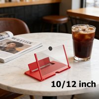 12/10 inch Multi functional HD Mobile Phone Screen Magnifier and Phone Holder Screen Video Amplifier Enlarged Screen Phone Stand