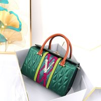 2025 Luxury Designer Top Handle Bag Women High End Leather Metal Letter Embroidery Handbags Brand Tote Bag Fashion Shoulder Bag