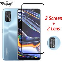 Tempered Glass For Realme 9 Pro Plus Screen Protector Realme 7 Pro 8i 9i C11 C35 C21Y Camera Glass For Realme 9 Pro Plus Glass