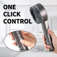 Shower Head 4 Modes Water Saving Adjustable High Pressure Shower Handheld Spray Hangable Multifunctional Bathroom Accessories