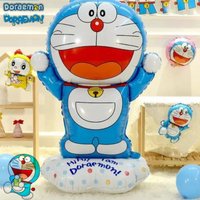 Doraemon jingle bell cat cartoon aluminum film cute balloon bedroom party atmosphere room decoration personality decoration