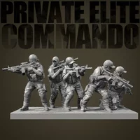 The height of man 25mm 38mm 50mm Resin Soldier model kits figure colorless and self-assembled (3D Printing )TD-7405/3D