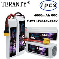 TERANTY 4600MAH Lithium Polymer Battery 2S 3S 4S 6S 60C Battery 7.4V 11.1V 14.8V 22.2V For RC Car Drone Quadcopter Boat RC Toys
