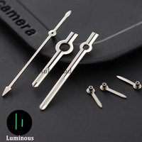 For VK63 Watch Hands Silver Rose Gold 6-Hands Fit VK63 Quartz Movement Green Luminous Watches Parts Pointer Needle Accessories