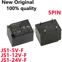 5/PCS New Original JS1-5V-F JS1-12V-F JS1-24V-F 5pin Relay In Stock