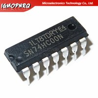 10PCS SN74HC00 DIP14 SN74HC00 74HC00 74HC00 DIP Integrated IC