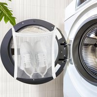 Dry Mesh Bags for Dryer Laundry Bags Reusable Wash Bag with Zipper Strap for Most Shoe Sneaker Home Organization and Storage 1PC