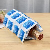 1Pc Reusable Gel Ice Bag Automatic Water Absorption Insulated Ice Pack Pain Cold Compress Cooling Bag Food Keep Fresh Ice Pack.