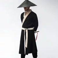 New Ancient Chinese Male Hero Costume Traditional Swordsman Clothing Vintage Martial Arts Assassin Cosplay Dress Men Women Hanfu