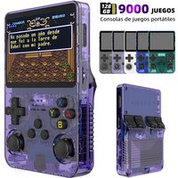 Genuine R36S Spanish Version Handheld Retro Game Console for NDS/PSP/PS1/GBA 40+ Emulators, ArkOS, Portable Video Games