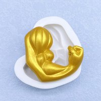 Strong Arm Silicone Sugarcraft Mold Resin Tools Chocolate Cupcake Baking Fondant Cake Decorating Tools
