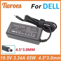 19.5V 3.34A 65W 4.5*3.0mm For Dell Adapter Charger Inspiron 15 5558 3551 3552 5551 5559,Laptop AC Adapter Notebook Power Supply