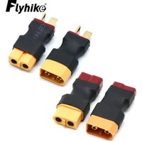 1pcs XT60 Male Plug to T Male / T Female Plug to XT60 Female Adapter For RC Helicopter Quadcopter LiPo Battery Plug Connector Pa