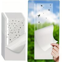 10pcs, Window Fly Traps, Ready To Use Indoors Clear. Insect, Bugs, Fly & Fruit Fly Glue Adhesive Sticky Paper - Waterproof Easy