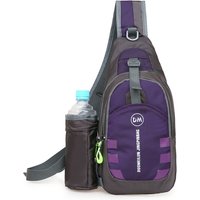 AliExpress Other Men's leisure multifunctional chest bag, suitable for outdoor sports, cycling, and daily commuting, adjustable shoulder bag, cro