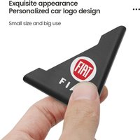2Pcs Premium Silicone Door Corner Scratch Guard for Fiat Abarth 500e Tipo 500 500x Panda Punto 500L Doblo Car Door Protector