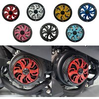 Motorcycle Engine Heat Dissipation Cover-Heat Dissipation Fan Cover for Modified Cooling Engine Guard Plate Fits Piaggio Sprint