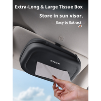 Car 3D stereoscopic Extra-Long & Large tissue box seat backrest Sunshade panel tissue box For Seat Ateca Interior Accessories