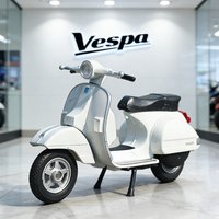 WELLY 1/18 2016 Vespa PX Motorcycle Model Toy Vehicle Collection Autobike Shork-Absorber Off Road Autocycle Toys Car