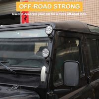 For Land Rover Defender 90 110 L316 2004-2018 A Pillar Light Mount Carbon Steel Windshield Pillar Light Mount Car Accessory