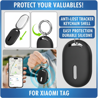 Silicone Case for Xiaomi Tag Anti-lost Tracker Protective Cover Keychain Shell Holder for Xiaomi Smart Tag Accessories