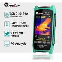 WERKZEUGE ET14C -20~550 ℃ 25 Hz Infrarot-Wärmebildkamera, Makroobjektiv, Wärmebildkamera, 18650 Akku, Bodenheizung, Inspektion von Rohrleitungen