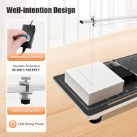 Hot Wire Foam Cutter Table, DSYOGX 30W Multifunctional Electric Wire Cutters Machine, Desktop Foam Cutter with Scale