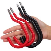 AliExpress NONE Large Metal Wall Mount Hook with Bolts Heavy Duty Bicycle plant lamp Storage Hooks for Garage Basement Wall Ceiling Organizer