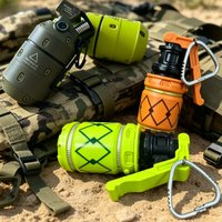 Simulated Grenade Toys Rechargeable Water Mist Light Audio Toys Outdoor CS Games Props Plastic Toys Safety Novelty Gifts