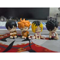 New Product In Stock Japanese Anime Volleyball Youth Shoulder To Shoulder Sleep Blind Box Handmade Desktop Ornament Souvenir