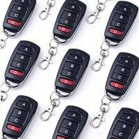 DIXSG 4-Channel 433.92MHz Remote Control – Metal Button Universal Copier for Car Key & Garage Door