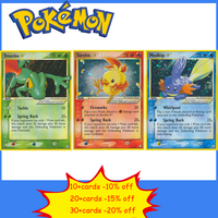 PKM Cards Team Rocket Returns Set EX Holo Rare Cards Torchic108/109 Treecko109/109 Mewtwo Game Collection Cards PTCG Proxy Cards