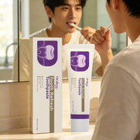 Oralhoe Whitening Toothpaste Mint Scent Remove Stains Brightening Teeth Freshens Breath Gentle Formula Oral Care Toothpaste 100g