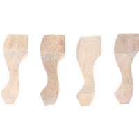 4Pcs/set DIY Miniature Furniture Making Accessory Toys 1/12 Scale Dollhouse Tea Table Cabinet Sofa Leg Kit