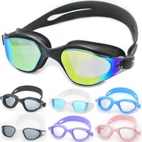 Swimming Goggles Professional Waterproof Swim Eyewear Glasses No Leaking Anti-fog Adult HD Anti-Fog Silicone With Portable Case