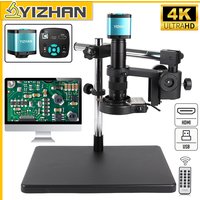 YIZHAN 4K UHD Elektronisches Digitalmikroskop IMX327 HDMI USB Lötkamera 130X 150X 180X Zoomobjektiv für PCB-Reparaturwerkzeuge