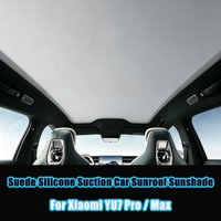For Xiaomi YU7 Pro / Max Summer Suede Silicone Suction Car Sunroof Sunshade Sun Protection Curtains Vehicle Roof Sunscreen