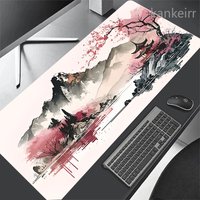 Japanese Cherry Blossoms Mouse Pad Gaming XL New Large Mousepad Sakura XXL MousePads Anti Slip Carpet Mice Pad Desktop Mousepads