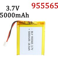 3,7 V 5000 mAh 955565 Polymer-Lithium-Batterie, Lithium-Ionen-Batterie für Power Bank GPS, 100 % echte Kapazität