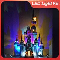LED Light Kit for 71040 16008 Cinderella Princess Castle With Remote Control (NOT Include the Model)