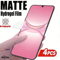 4pcs Matte Hydrogel Film for Vivo X300 Pro Screen Protector Anti Fingerprint for Vivo X300 Ultra Water-Resistant Anti-Scratch