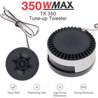 2pcs/set 350W Mini Dome Tweeter Speakers High Efficiency Loudspeaker Built-in Crossover for Car Audio System