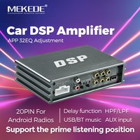 MEKEDE 4*50W Car Amplifier 32EQ DSP Car Audio Speaker for Android Screen Dedicated Amplifier BT 5.1 Mobile APP tuning