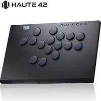Haute42 Aluminium Alloy Controle Arcade Leverless Controller Hitbox Fightstick For PC/ Ps4 / ps5/ Hitbox Joystick Arcade Stick