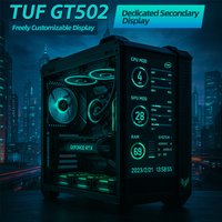 Custom PC Case Monitoring Secondary Display Compatible with TUF GT502 Full-View Edition, AIDA64 System Monitor Screen, Gaming-In