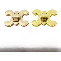 Zinc Alloy Spring Loaded Screw Lock 40mm Diameter Bag Hardware Accessories Lock Buckle Handbag Luggage Universal Fit