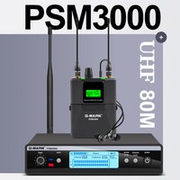 Stereo In-Ear Monitor System G-MARK PSM3000 Wireless Stage Return For Guitar Studio Band Performance Show